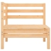 Juego de muebles de jardín 8 piezas madera maciza de pino