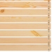 Juego de muebles de jardín 8 piezas madera maciza de pino