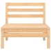 Juego de muebles de jardín 8 piezas madera maciza de pino