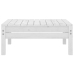 Juego de muebles de jardín 9 piezas madera maciza pino blanco