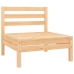 Juego de muebles de jardín 8 piezas madera maciza de pino