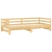 Sofá cama extraíble madera maciza de pino 2x(90x200) cm