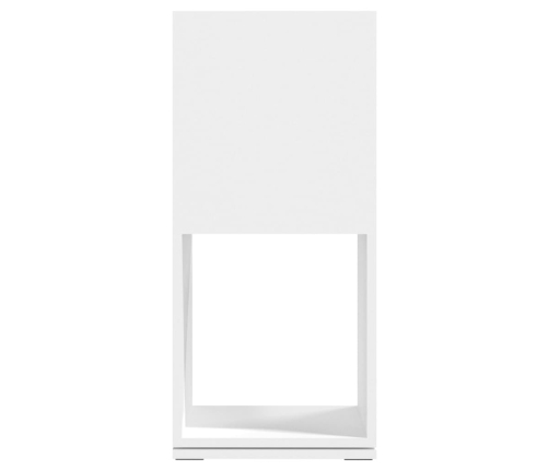 Armario giratorio aglomerado blanco 34,5x34,5x75,5 cm