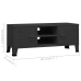 Mueble de TV industrial metal negro 105x35x42 cm