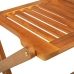 Set comedor de jardín 11piezas madera maciza acacia 220x90x75cm