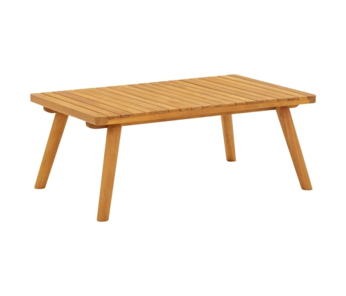 Juego muebles de jardín y cojines 9 pzas madera maciza acacia