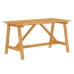 Juego de comedor de jardín 5 piezas madera maciza de acacia