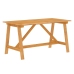 Juego de comedor para jardín 7 piezas madera maciza de acacia