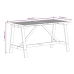 Juego de comedor para jardín 7 piezas madera maciza de acacia