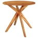 Juego de comedor de jardín 5 piezas madera maciza de acacia
