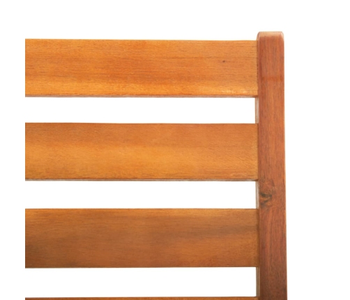 Juego de comedor de jardín 5 piezas madera maciza de acacia