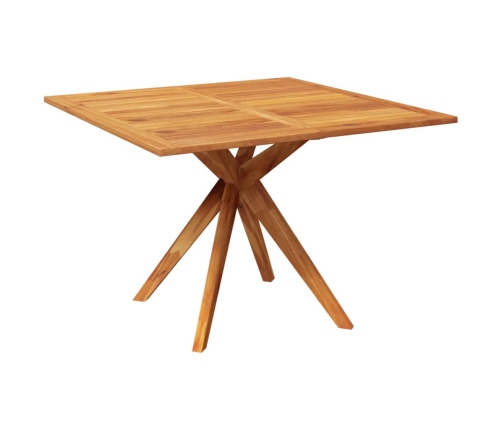 Juego de comedor de jardín 5 piezas madera maciza de acacia