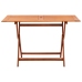 Set de comedor de jardín plegable 5 pzas madera eucalipto