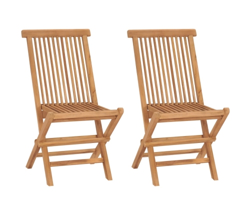 Juego de comedor para jardín 3 piezas madera maciza de teca