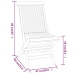 Juego de comedor para jardín 3 piezas madera maciza de teca