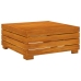 Muebles de jardín 6 piezas con cojines madera maciza de acacia