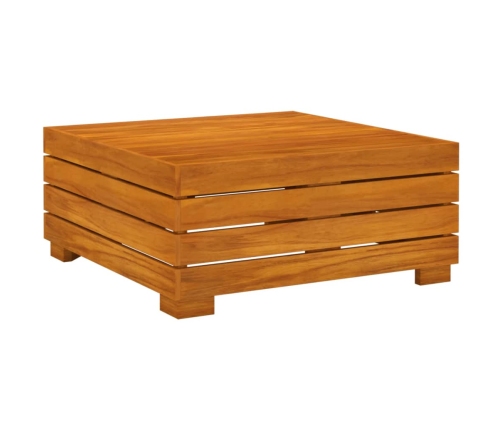 Muebles de jardín 6 piezas con cojines madera maciza de acacia