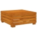 Muebles de jardín 6 piezas con cojines madera maciza de acacia