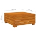 Muebles de jardín 6 piezas con cojines madera maciza de acacia