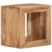 Taburete madera maciza de acacia 40x30x40 cm