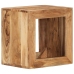 Taburete madera maciza de acacia 40x30x40 cm