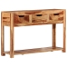 Mesa consola madera maciza de acacia 110x35x75 cm