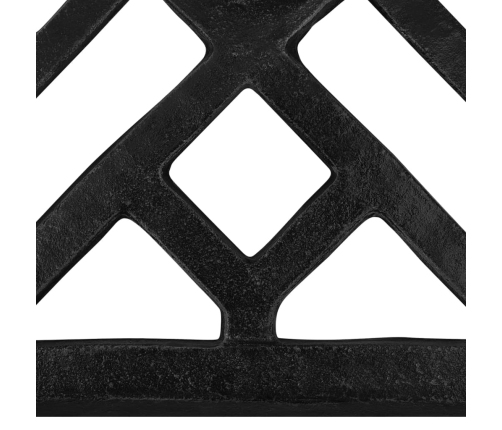 Base de sombrilla de hierro fundido negro 44x44x31 cm