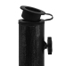 Base de sombrilla de hierro fundido negro 47x47x33 cm