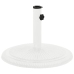 Base de sombrilla de hierro fundido blanco 45x45x30 cm