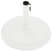 Base de sombrilla de hierro fundido blanco 45x45x30 cm