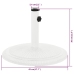 Base de sombrilla de hierro fundido blanco 45x45x30 cm