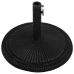 Base de sombrilla de hierro fundido negro 45x45x30 cm