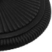 Base de sombrilla de hierro fundido negro 45x45x30 cm
