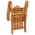 Silla de jardín Adirondack con reposapiés madera acacia maciza