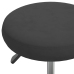 Silla de comedor de terciopelo negro