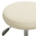 Silla de comedor de terciopelo crema