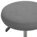 Silla de comedor de terciopelo gris oscuro