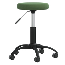 Silla de comedor de terciopelo verde oscuro