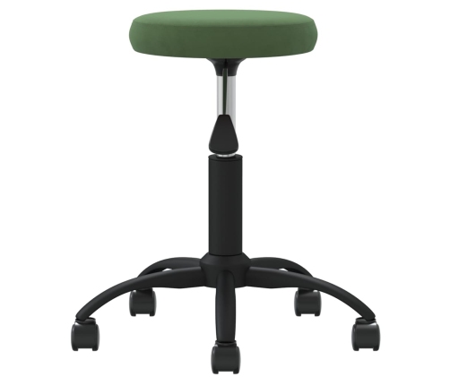 Silla de comedor de terciopelo verde oscuro