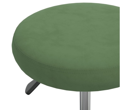 Silla de comedor de terciopelo verde oscuro