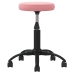 Silla de comedor de terciopelo rosa