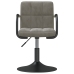 Sillas de comedor giratorias 4 unidades terciopelo gris claro