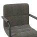 Sillas de comedor giratorias 4 unidades terciopelo gris oscuro