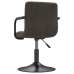 Sillas de comedor giratorias 6 unidades terciopelo gris oscuro