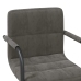 Sillas de comedor giratorias 6 unidades terciopelo gris oscuro