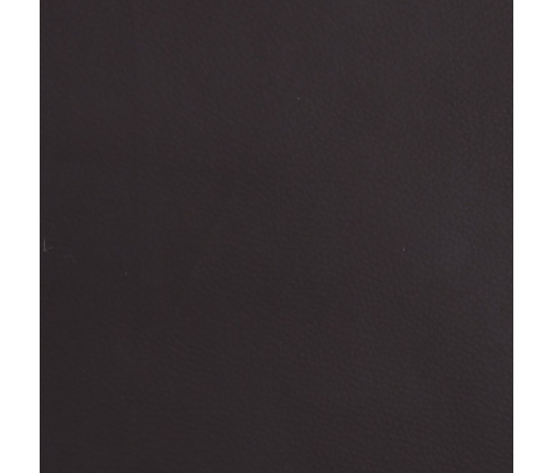 Silla de comedor giratoria cuero sintético negro