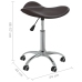 Silla de comedor giratoria cuero sintético marrón