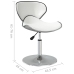 Sillas de comedor 4 unidades cuero sintético blanco