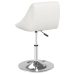 Sillas de comedor 6 unidades cuero sintético blanco