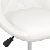 Sillas de comedor 6 unidades cuero sintético blanco